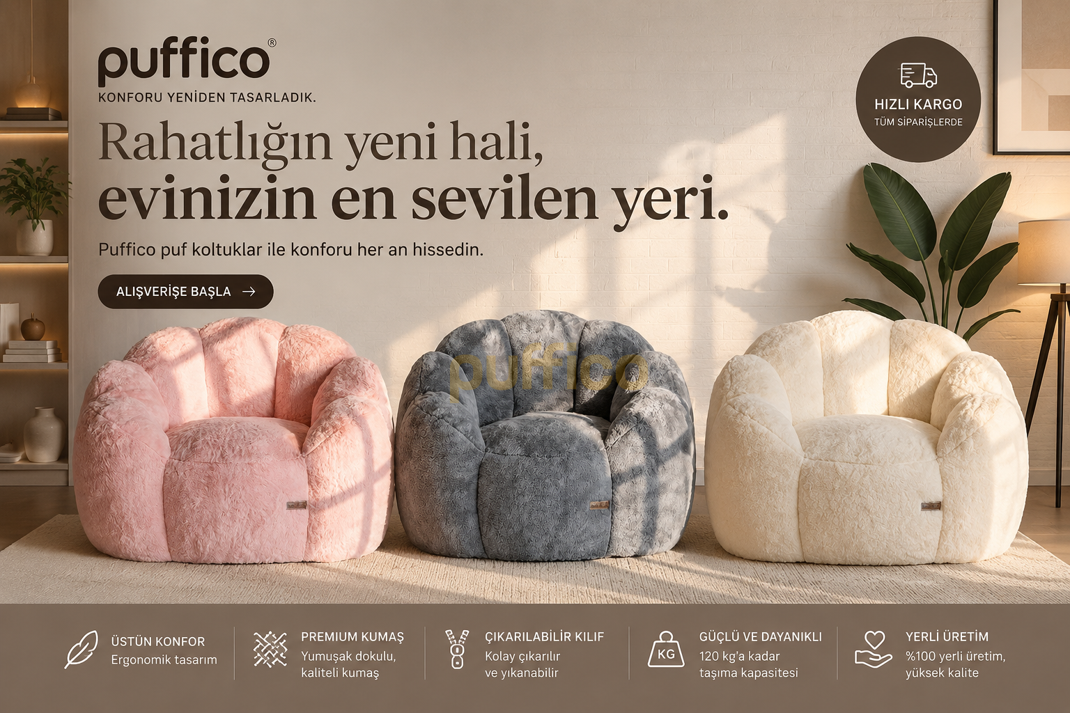 Puf Koltuk Çiçek Tasarımlı Peluş Armut Koltuk Rahat TV ve Okuma Koltuğu 105x80 cm